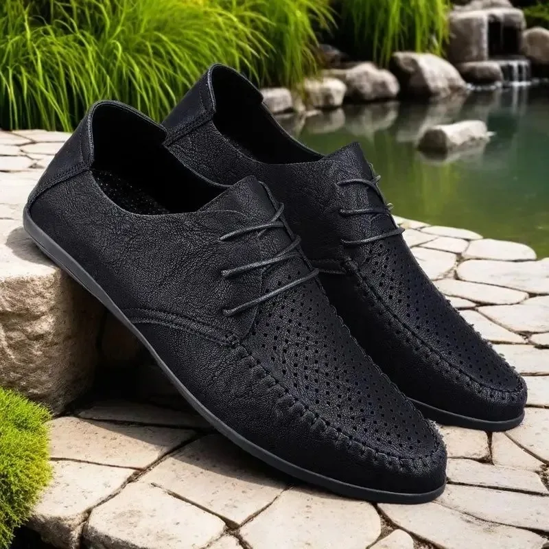 New all-season universal beanie men's shoes outdoor soft and comfortable men's daily casual leather shoes and driving shoes
New all-season universal beanie men's shoes outdoor soft and comfortable men's daily casual leather shoes and driving shoes