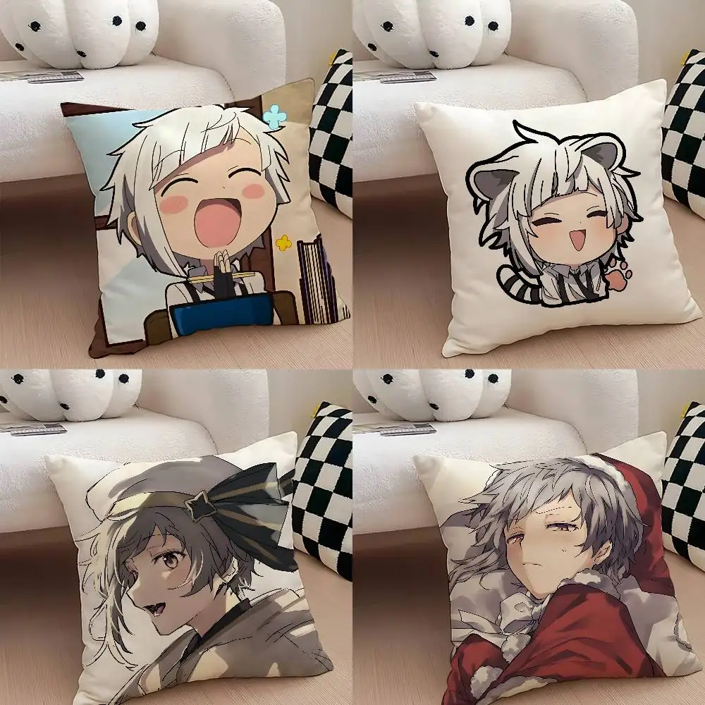 Cute Atsushi-Bungo Stray-Dogs Anime Customizable Square Pillowcases, Stylish And Soft, Perfect For Beds, Cars, And Sofas.
Cute Atsushi-Bungo Stray-Dogs Anime Customizable Square Pillowcases, Stylish And Soft, Perfect For Beds, Cars, And Sofas.