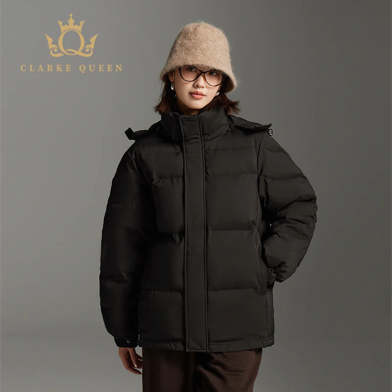CLARKE QUEEN новый пуховик женский короткий 95% белый гусиный пух утолщенное ветрозащитное зимнее теплое пальто
CLARKE QUEEN новый пуховик женский короткий 95% белый гусиный пух утолщенное ветрозащитное зимнее теплое пальто