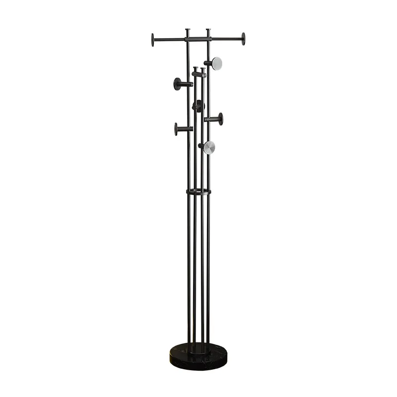 Single-rod stainless steel marble clothes rack at the bedroom entrance for home use
Single-rod stainless steel marble clothes rack at the bedroom entrance for home use