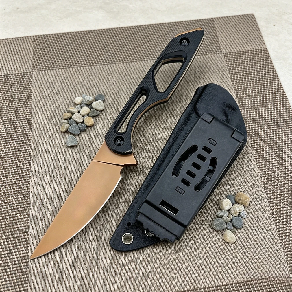 D2 Steel Survival Fixed Blade Knife, G10 Non‑Slip Handle with Kydex Sheath, Outdoor Camping Hunting EDC Tool for Men's Gift
D2 Steel Survival Fixed Blade Knife, G10 Non‑Slip Handle with Kydex Sheath, Outdoor Camping Hunting EDC Tool for Men's Gift