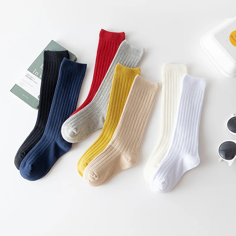 Toddlers Baby Knee High Socks Infant Solid Color Knitted Ribbed Uniform Tube Stockings for Newborn Girls Boys, 0-3Years
Toddlers Baby Knee High Socks Infant Solid Color Knitted Ribbed Uniform Tube Stockings for Newborn Girls Boys, 0-3Years
