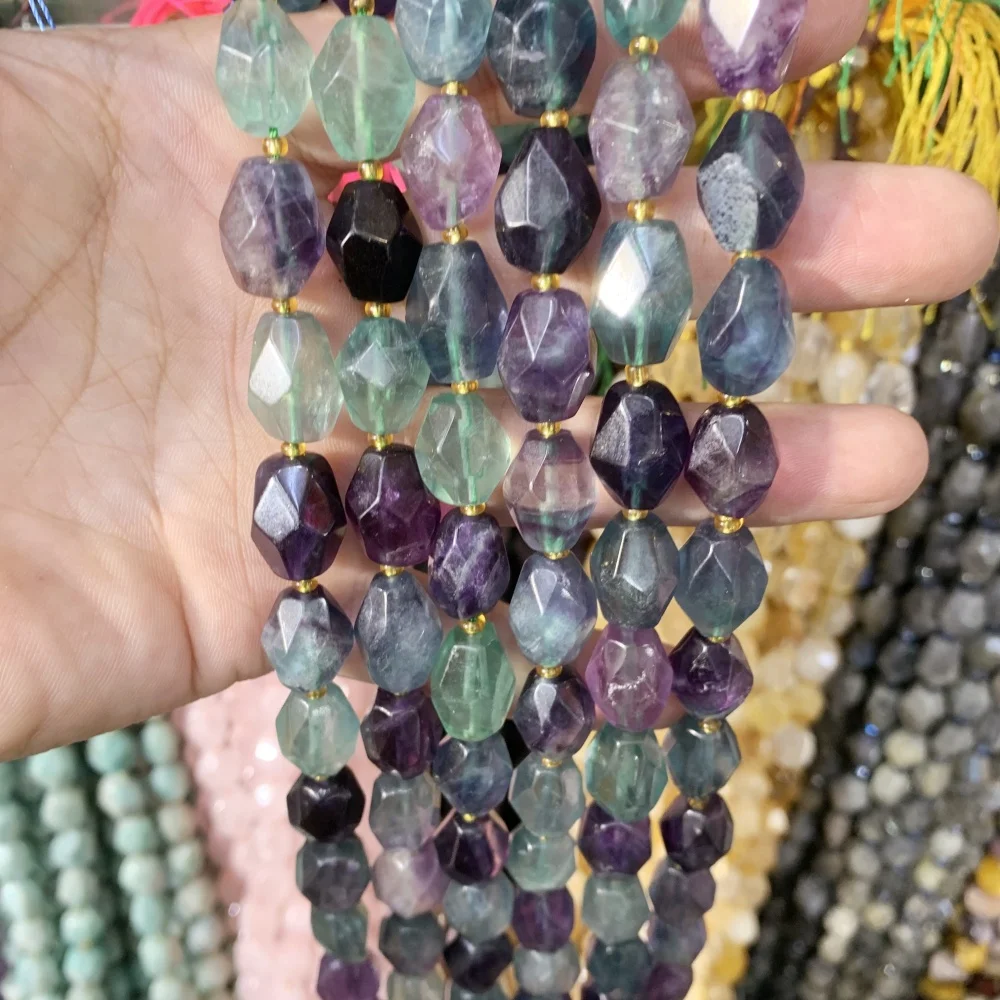 Natural amethyst Manual Cut Faceted Colored Fluorite 10x14mm IRREGULAR Loose Beads for Jewelry Making DIY Bracelet Necklace
Natural amethyst Manual Cut Faceted Colored Fluorite 10x14mm IRREGULAR Loose Beads for Jewelry Making DIY Bracelet Necklace