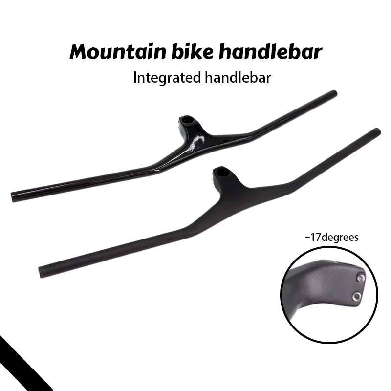 Newest 3K Full Carbon Fiber MTB Integrated Handlebar Stem 31.8mm -17° 700-800mm Gloss Matte Mountain Bike Parts
Newest 3K Full Carbon Fiber MTB Integrated Handlebar Stem 31.8mm -17° 700-800mm Gloss Matte Mountain Bike Parts