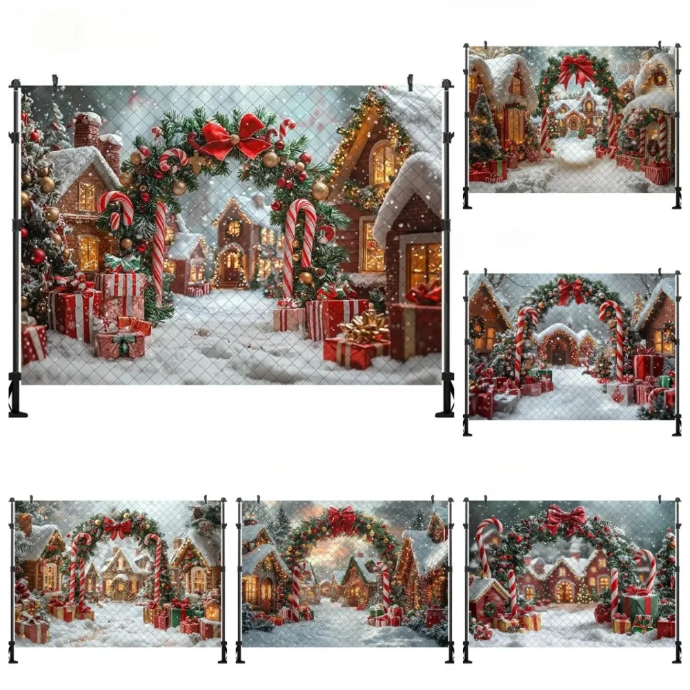 Winter Christmas Town Garland Snow Theme Banner Backdrop Cloth, Children's Birthday Party, Home Decoration Photography Backdrop
Winter Christmas Town Garland Snow Theme Banner Backdrop Cloth, Children's Birthday Party, Home Decoration Photography Backdrop
