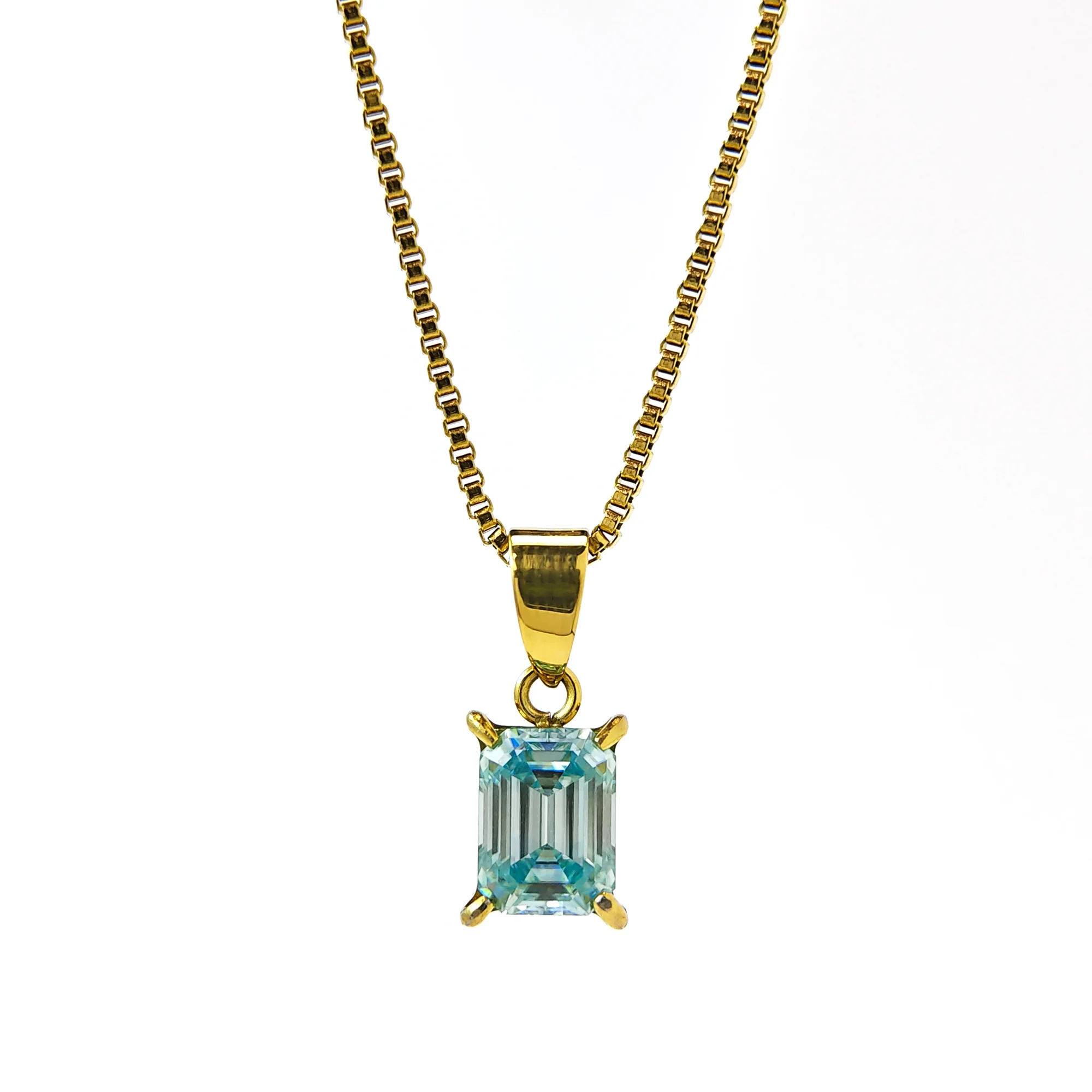 1pc 2.0 Carat Light Blue Synthetic Moissanite Necklace, Party Accessory Is Eye-catching and Stylish.
1pc 2.0 Carat Light Blue Synthetic Moissanite Necklace, Party Accessory Is Eye-catching and Stylish.