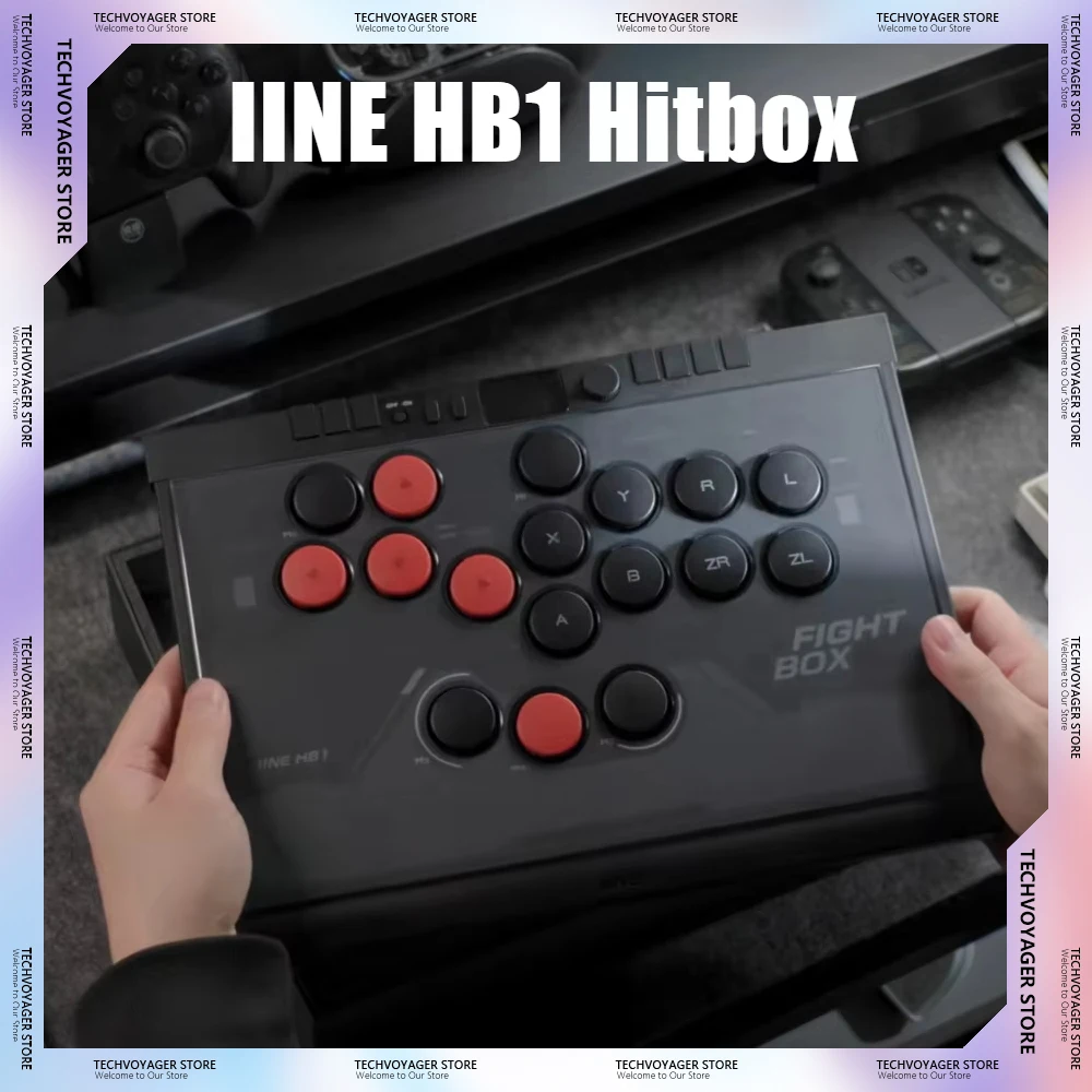 IINE HB1 Arcade Controller Hit Box Full Button Fighting Competition Professional Suitable For PS4 PC Phone Switch1 and 2 Gift
IINE HB1 Arcade Controller Hit Box Full Button Fighting Competition Professional Suitable For PS4 PC Phone Switch1 and 2 Gift