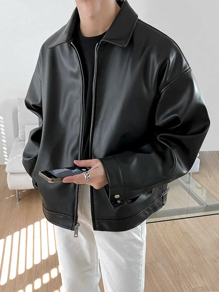 Casual American Sle PU Leather Jaet Men's Spring Autumn New Faion Korean Version Baseball Leisure Motorcycle Jaet
Casual American Sle PU Leather Jaet Men's Spring Autumn New Faion Korean Version Baseball Leisure Motorcycle Jaet