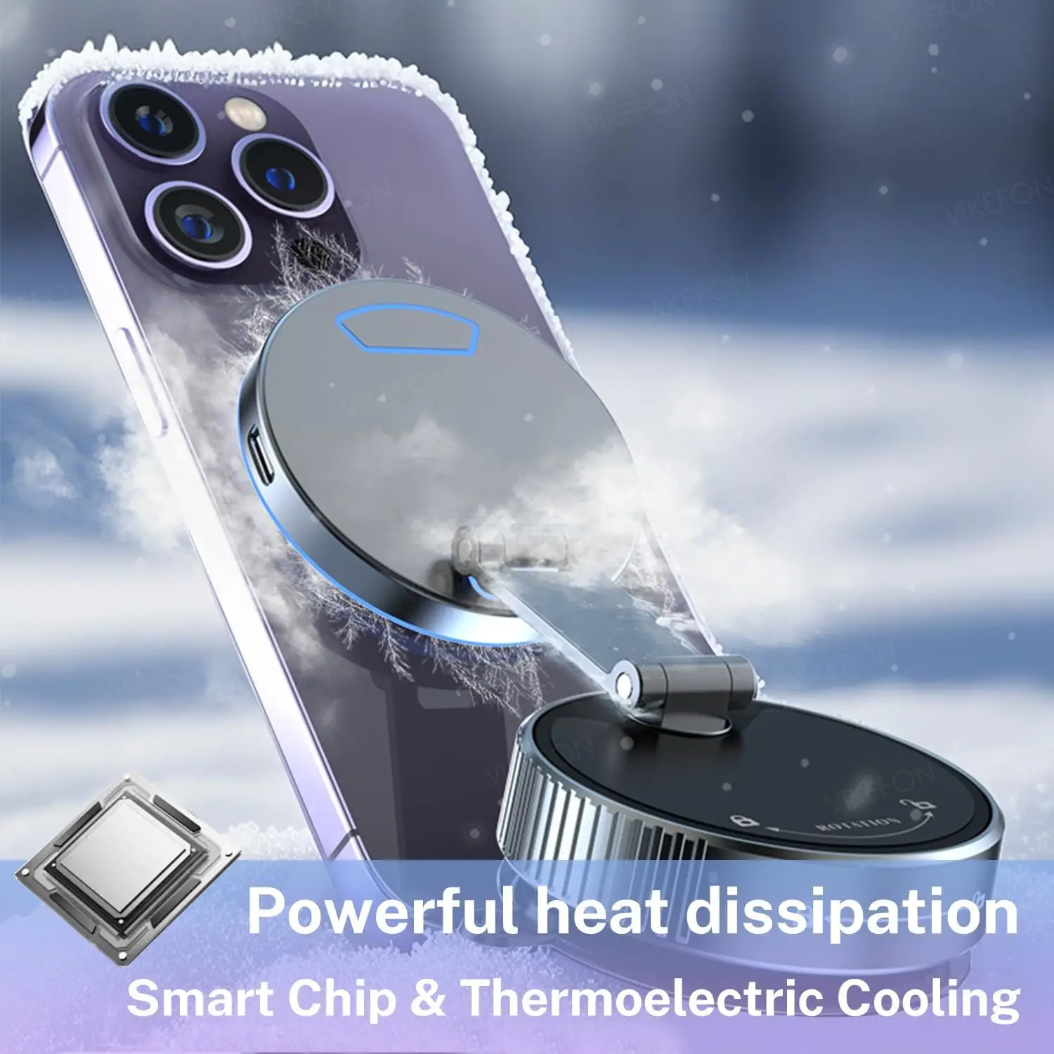 Cooling Wireless Charger Car Phone Holder with Breathing RGB Light Magnetic Suction Cellphone Bracket for iPhone 12-17 Pro Max
Cooling Wireless Charger Car Phone Holder with Breathing RGB Light Magnetic Suction Cellphone Bracket for iPhone 12-17 Pro Max