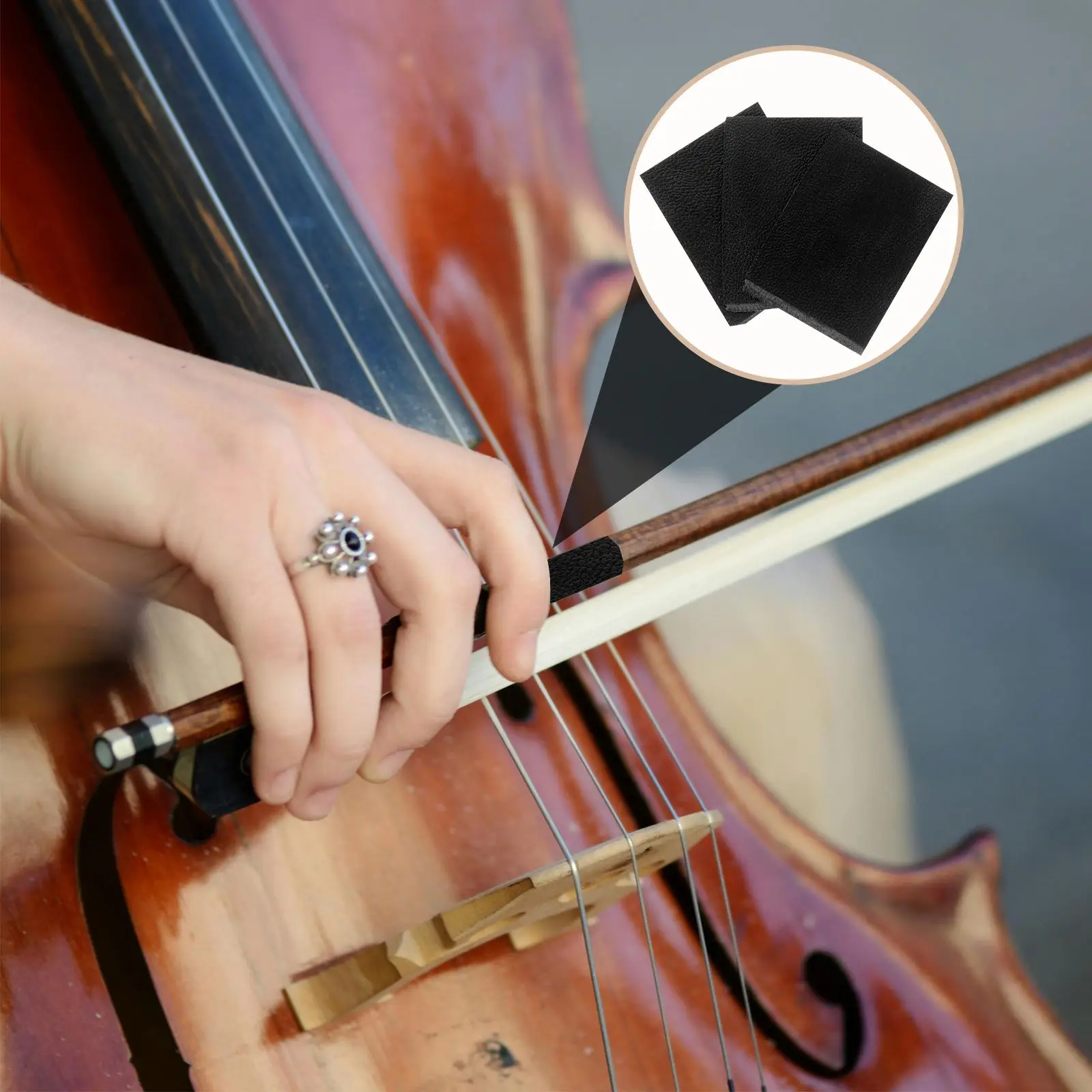 3Pcs Violin Bow Grip Goat Grip Grip Goatskin Comfort Grip Violin Bow Skin Sleeves Voilin Accessories
3Pcs Violin Bow Grip Goat Grip Grip Goatskin Comfort Grip Violin Bow Skin Sleeves Voilin Accessories