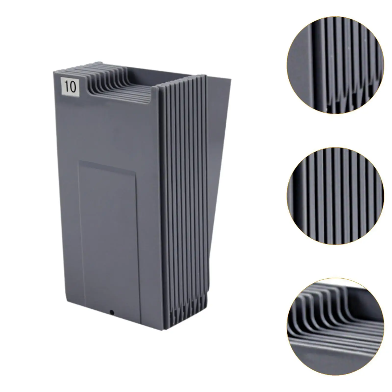 Time Card Holder Warehouse Wall Mount with Screw Display with 10-pocket
Time Card Holder Warehouse Wall Mount with Screw Display with 10-pocket