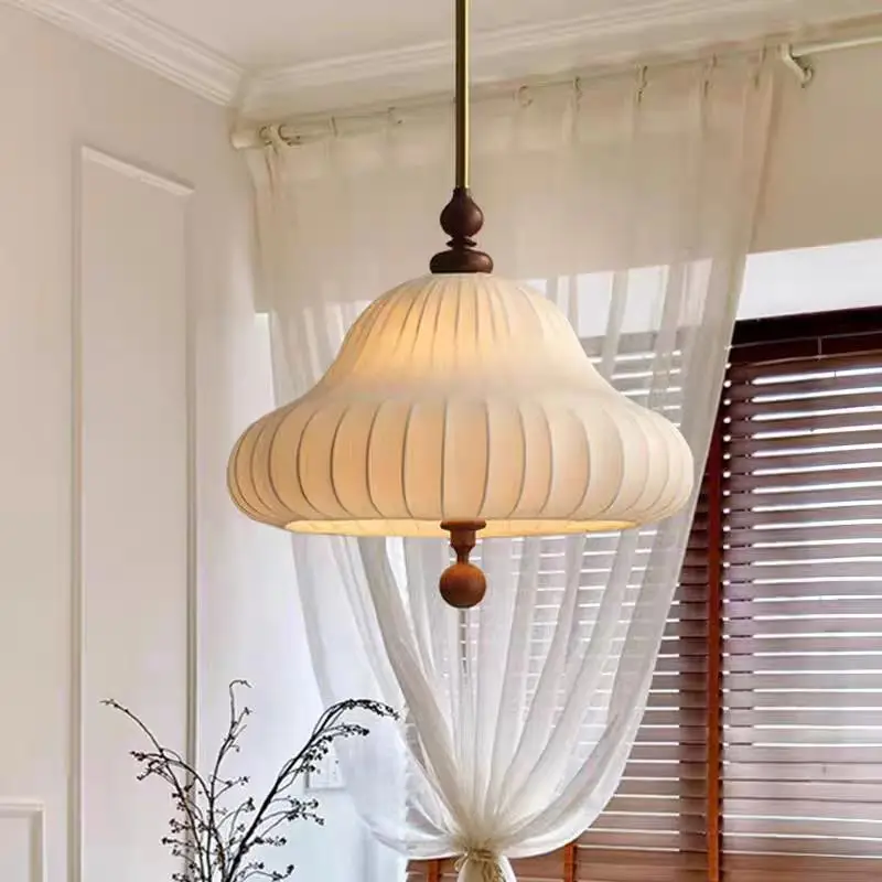 Vintage Bedroom Fabric Pendant Light Medieval Cloth Lampshade Ceiling Light Restaurant Living Room Art Decoration Lamp E27 Bulb
Vintage Bedroom Fabric Pendant Light Medieval Cloth Lampshade Ceiling Light Restaurant Living Room Art Decoration Lamp E27 Bulb