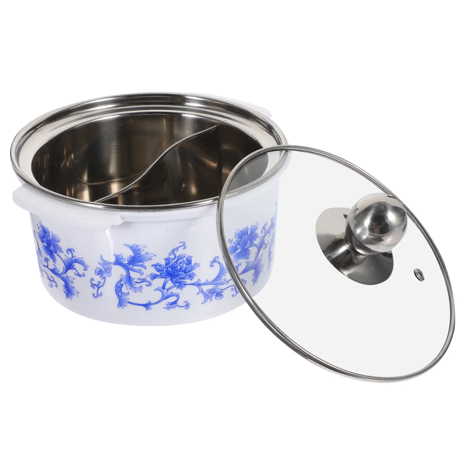Small Stainless Steel Hot Pot with Lid Heat Retaining Non-Scald Handles Ideal for Soup Pasta Cooking on Induction
Small Stainless Steel Hot Pot with Lid Heat Retaining Non-Scald Handles Ideal for Soup Pasta Cooking on Induction