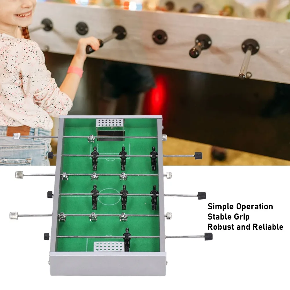 Mini desktop size Table Football Machine Aluminum wooden material Portable structure Desktop Foosball Interactive design
Mini desktop size Table Football Machine Aluminum wooden material Portable structure Desktop Foosball Interactive design