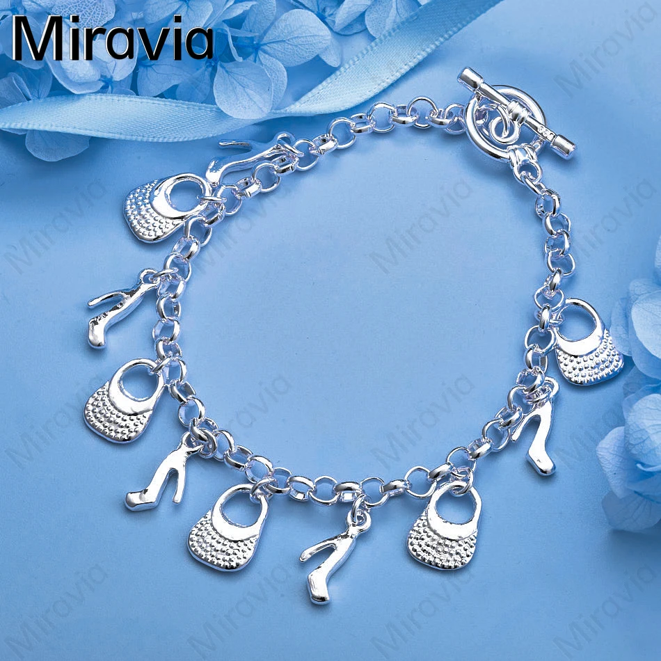 Miravia 925 Sterling Silver Five-Line Round Bead Bracelet Fashion Personality Charming Woman Wedding Party Gift Jewelry
Miravia 925 Sterling Silver Five-Line Round Bead Bracelet Fashion Personality Charming Woman Wedding Party Gift Jewelry