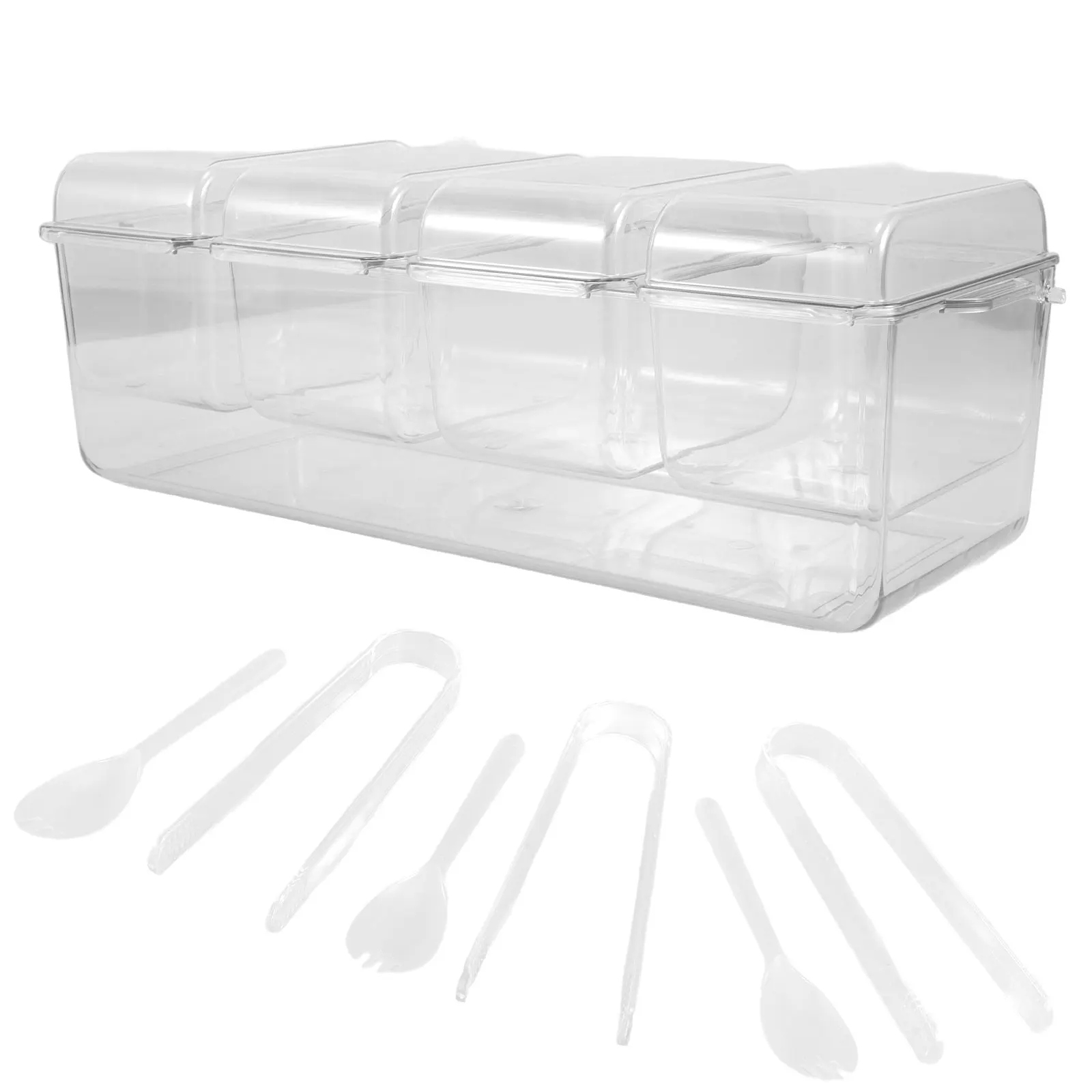 1 set Ice-cold Fruit Box Large Capacity Transparent Salad Containers Chilled Preservation Picnic Supplies Home Use Snack Tray
1 set Ice-cold Fruit Box Large Capacity Transparent Salad Containers Chilled Preservation Picnic Supplies Home Use Snack Tray