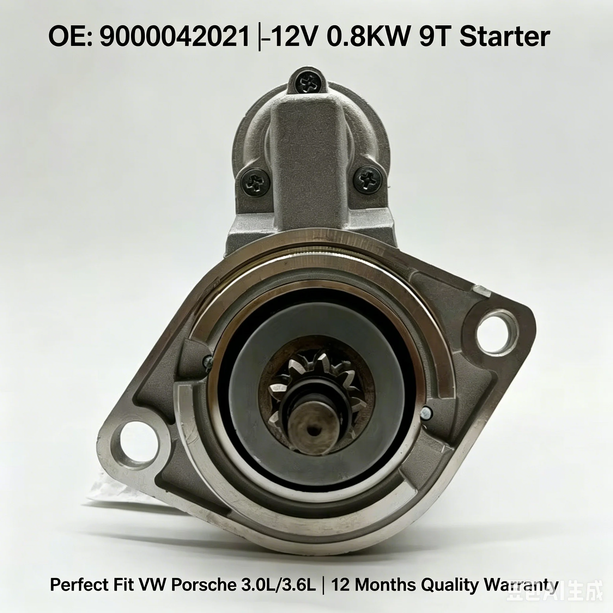 Starter Assembly 9000042021 12V 0.8KW For Vintage VW & Porsche 1.6/1.7/1.8L H4 Engine
Starter Assembly 9000042021 12V 0.8KW For Vintage VW & Porsche 1.6/1.7/1.8L H4 Engine