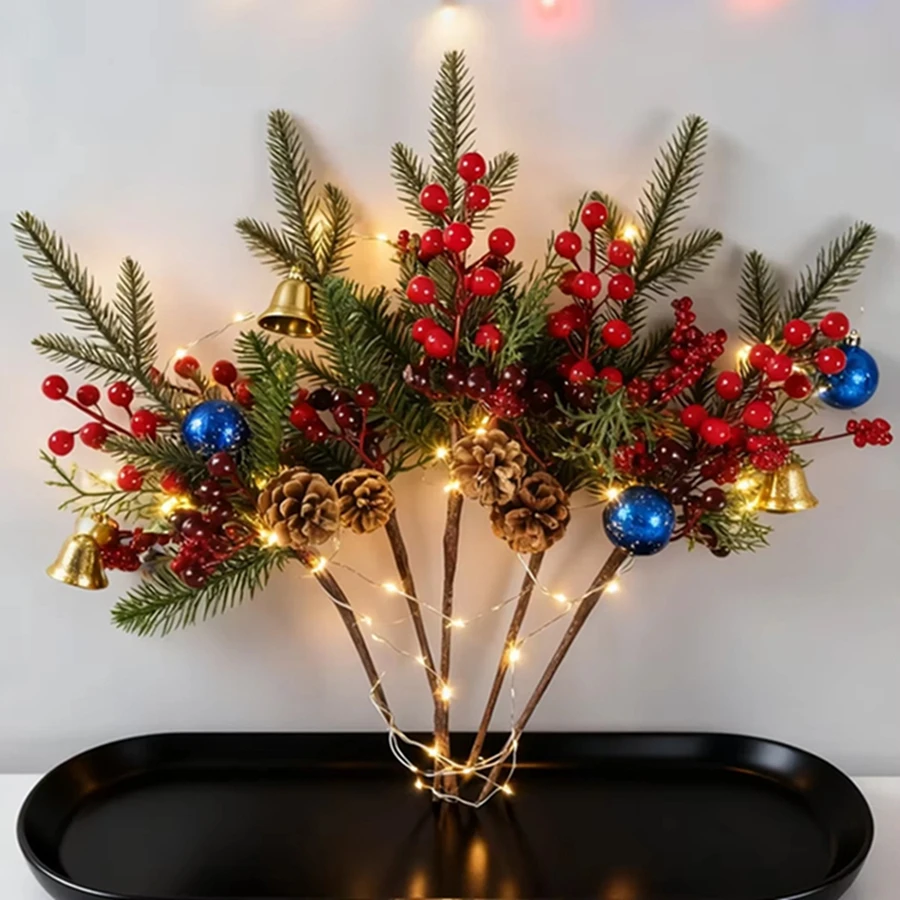 Artificial Plants Red Fruits Branch Christmas Trees New Year Home Room Table Facing Decor Outdoor Garden Bonsai Wedding Artworks
Artificial Plants Red Fruits Branch Christmas Trees New Year Home Room Table Facing Decor Outdoor Garden Bonsai Wedding Artworks