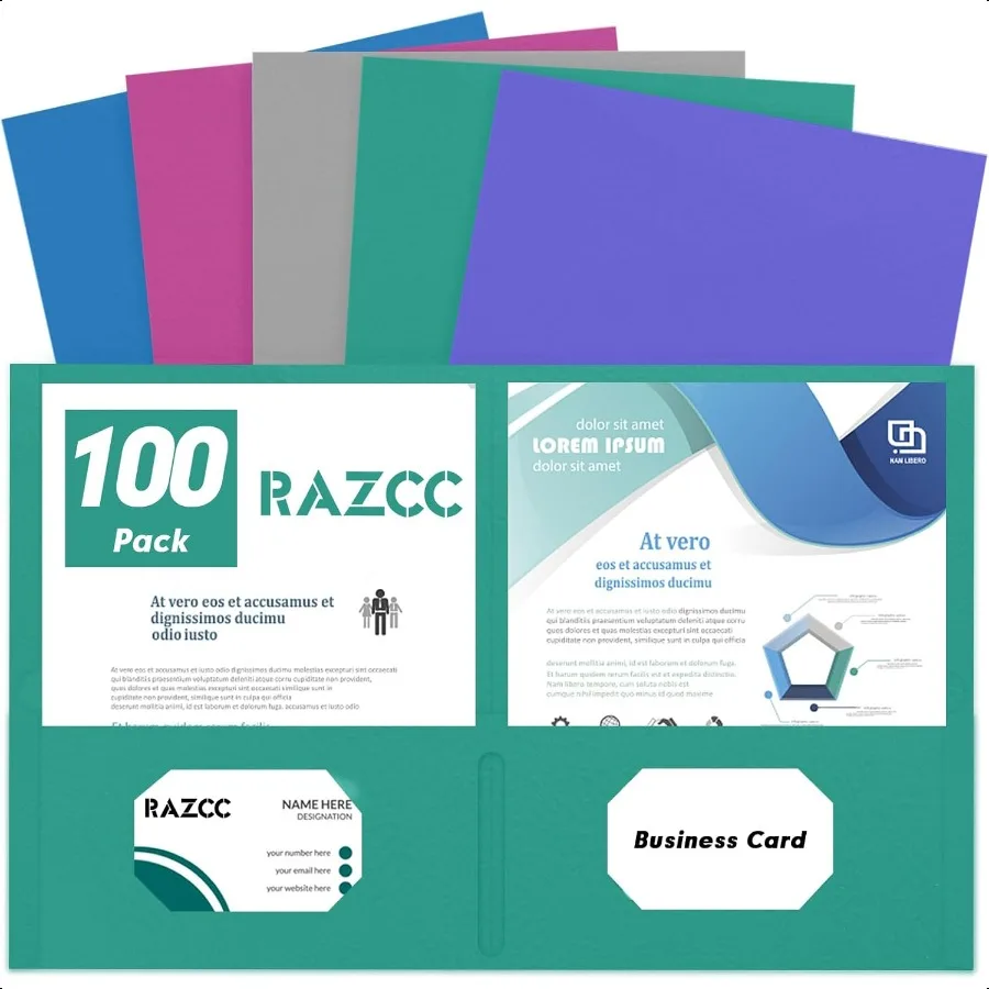 Two Pocket Folders 100 Pack 2 Pocket Folders Fit Letter Size Paper Paper Folders with Pockets for School Office Busin Home Asso
Two Pocket Folders 100 Pack 2 Pocket Folders Fit Letter Size Paper Paper Folders with Pockets for School Office Busin Home Asso