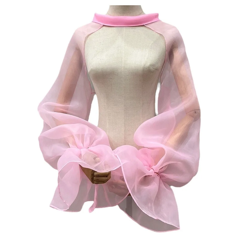 Fairy Puffy Bridal Sleeves Long Sleeve High Neck Wedding Arm Sleeves Detachable Sleeves Ruffles Arm Covers Banquet Decor
Fairy Puffy Bridal Sleeves Long Sleeve High Neck Wedding Arm Sleeves Detachable Sleeves Ruffles Arm Covers Banquet Decor