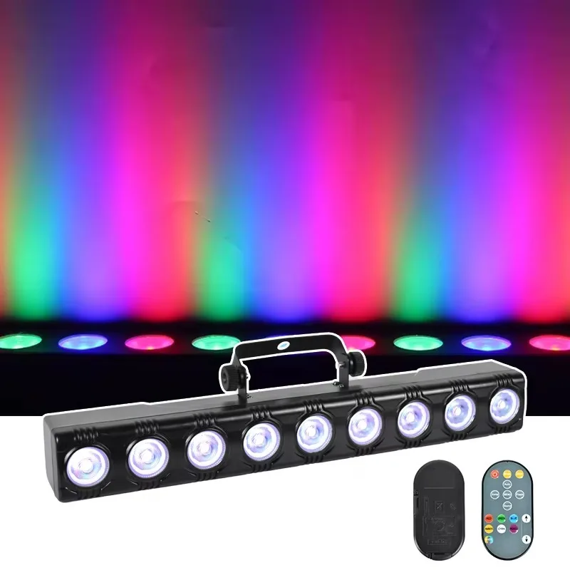 9*3w Mini Wall Wash LED Light RGBW 4in1 Dj DMX Control Aluminum Body Spotlights for KTV & Hotel White Beam Emission 
9*3w Mini Wall Wash LED Light RGBW 4in1 Dj DMX Control Aluminum Body Spotlights for KTV & Hotel White Beam Emission