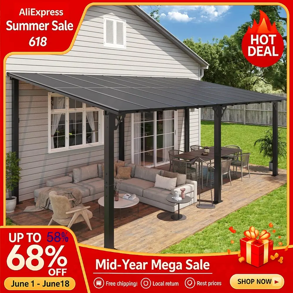 20x10 Gazebo for Patio, Premium Pergola with Sloped Roof, Large WallMounted Heavy Duty Awnings, for Backyard, Patio, Deck Custom
20x10 Gazebo for Patio, Premium Pergola with Sloped Roof, Large WallMounted Heavy Duty Awnings, for Backyard, Patio, Deck Custom