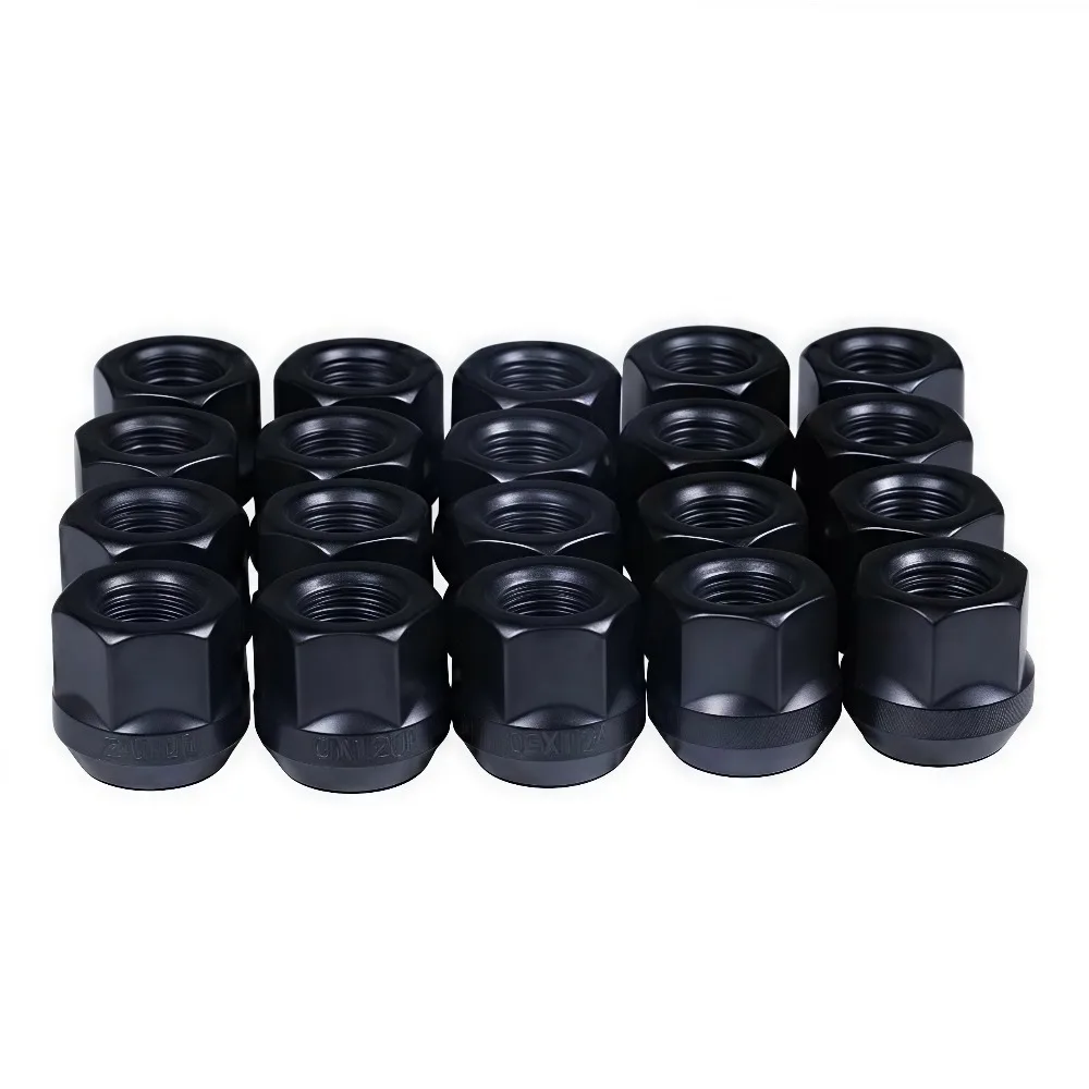 20pcs Open-End Wheel Lug Nuts Screws M12x1.25/M12x1.5/M14x1.5/M1/2-20 Hex 19mm Length 21mm
20pcs Open-End Wheel Lug Nuts Screws M12x1.25/M12x1.5/M14x1.5/M1/2-20 Hex 19mm Length 21mm