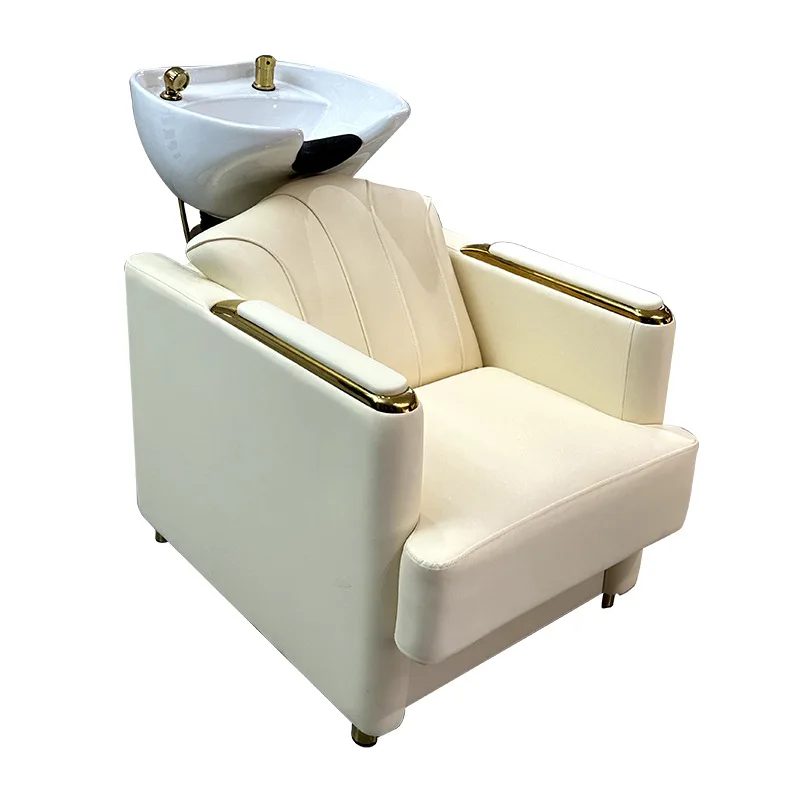 Hair salon special light luxury shampoo bed ceramic basin lying flush bed barber shop high-end shampoo bed
Hair salon special light luxury shampoo bed ceramic basin lying flush bed barber shop high-end shampoo bed