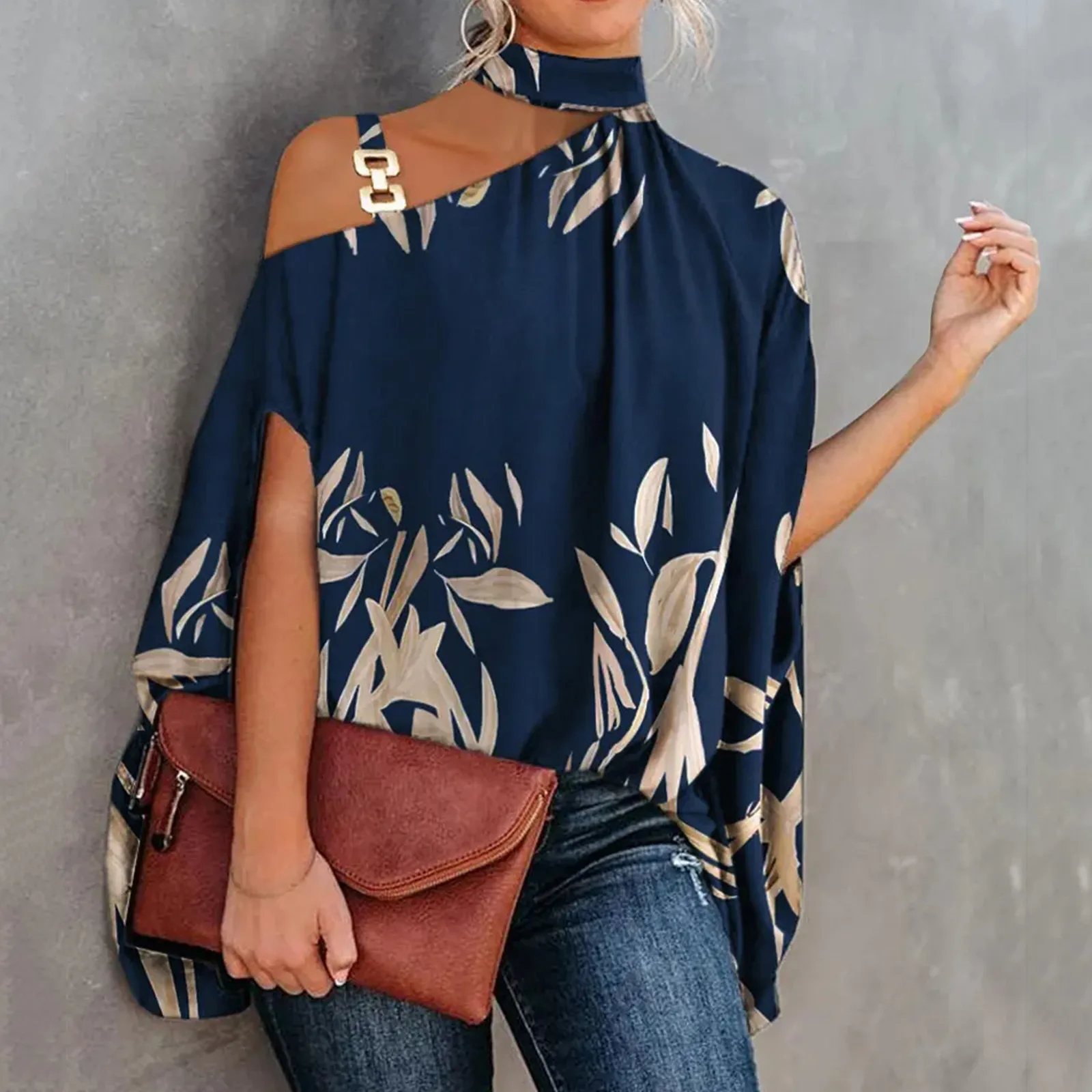 Women Summer Off Shoulder Shirt Floral Print Casual Batwing Sleeve Neck Tops Retro Ethnic Style Loose Blouse Fashion T Shirts
Women Summer Off Shoulder Shirt Floral Print Casual Batwing Sleeve Neck Tops Retro Ethnic Style Loose Blouse Fashion T Shirts