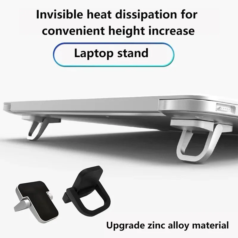 Twin Pack Laptop Stand, Invisible Portable Holder, Foldable Cooling Riser for Macbook
Twin Pack Laptop Stand, Invisible Portable Holder, Foldable Cooling Riser for Macbook