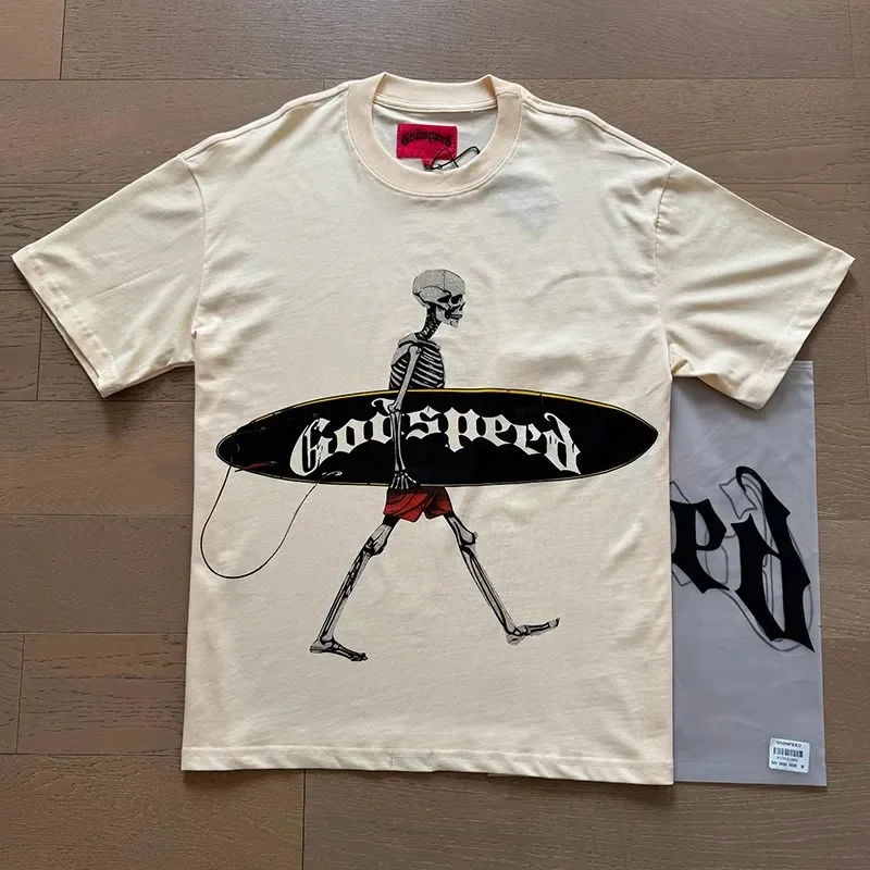 Новая футболка Godspeed с коротким рукавом с принтом черепа и конька God Speed, уличная одежда, мужская и женская повседневная толстовка, футболки
Новая футболка Godspeed с коротким рукавом с принтом черепа и конька God Speed, уличная одежда, мужская и женская повседневная толстовка, футболки