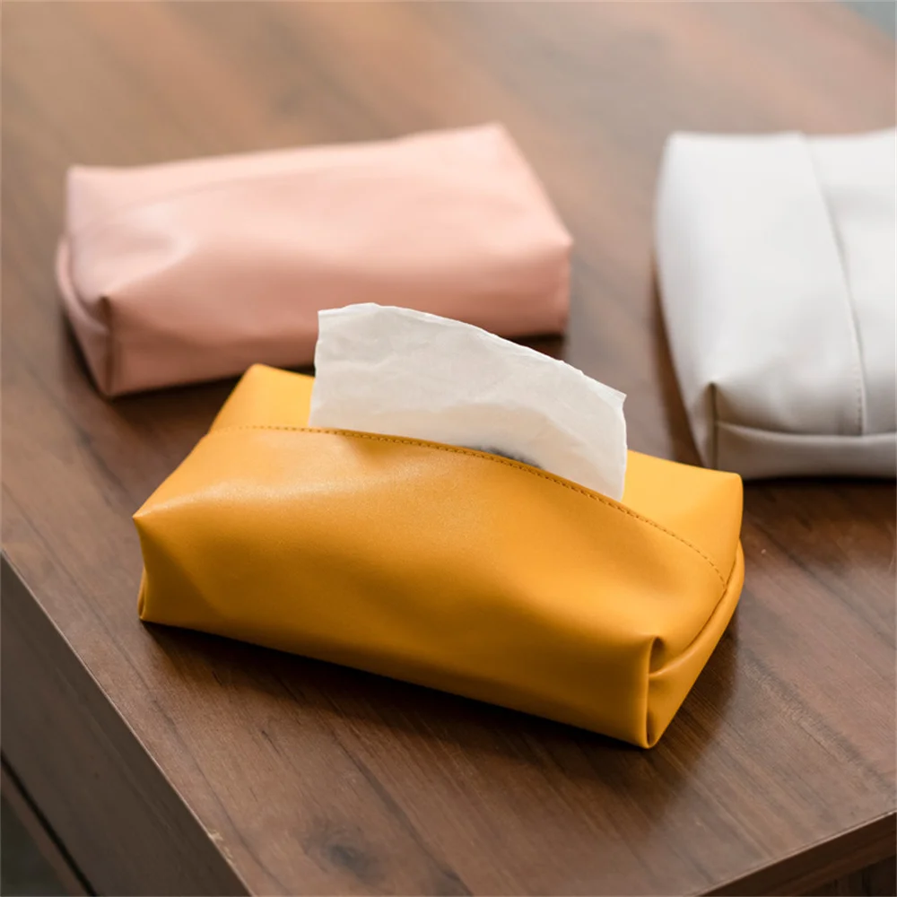 Leather Tissue Box Holder Light Luxury Home Living Room Bathroom Kitchen Desktop Tissue Case Storage Creative Car Napkin Holder
Leather Tissue Box Holder Light Luxury Home Living Room Bathroom Kitchen Desktop Tissue Case Storage Creative Car Napkin Holder