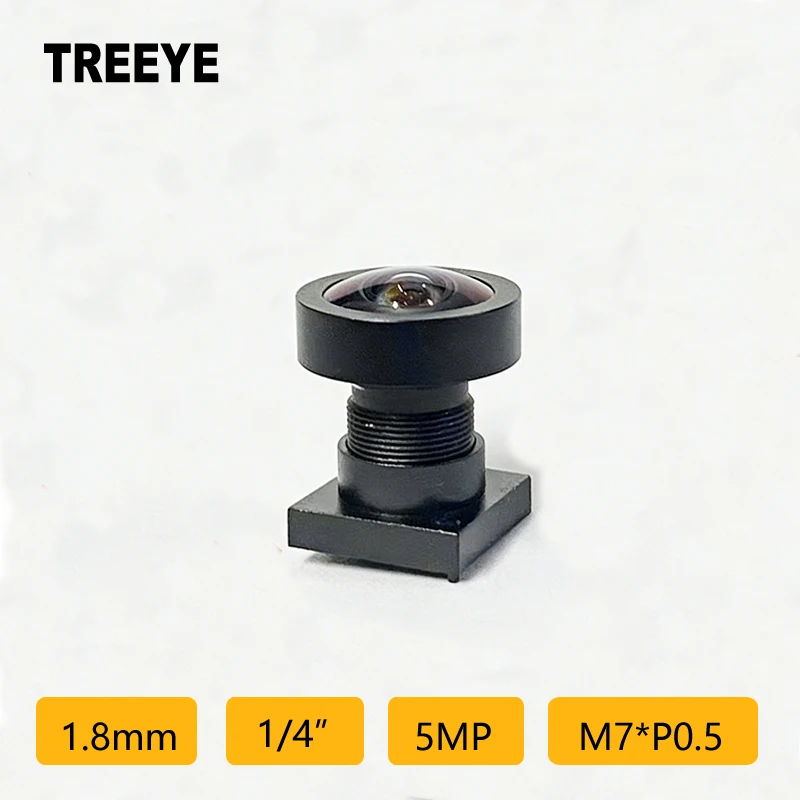HD 5MP 1.8mm M7 Lens 5.0megapixel 1/4" Fisheye Lens Wide Angle 170° Drones Sports Camera Lens Barcode Scanner Doorbell CCTV Lens
HD 5MP 1.8mm M7 Lens 5.0megapixel 1/4" Fisheye Lens Wide Angle 170° Drones Sports Camera Lens Barcode Scanner Doorbell CCTV Lens
