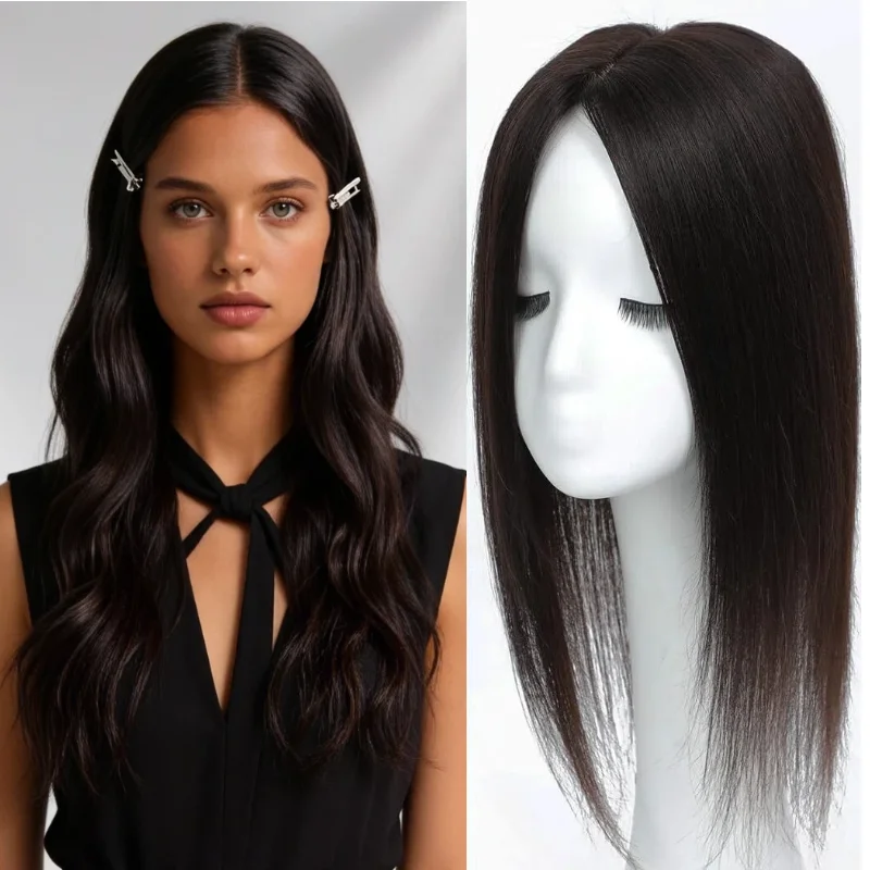 Clip-in Machine Made Women Topper 100% Human Hair Wig Hairpiece Lightweight Comfort Colors 1B/4/6 Fast Delivery Ready
Clip-in Machine Made Women Topper 100% Human Hair Wig Hairpiece Lightweight Comfort Colors 1B/4/6 Fast Delivery Ready