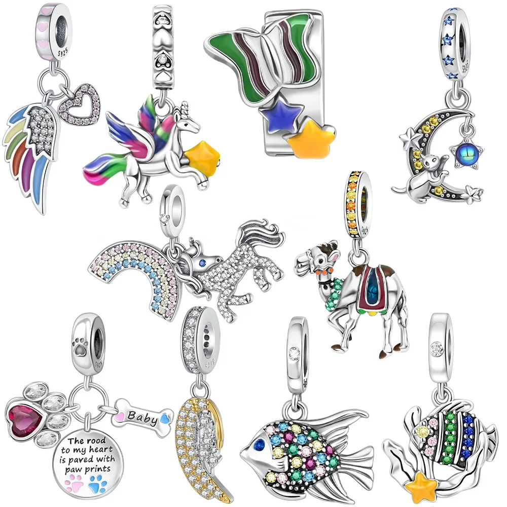 Silver 925 Rainbow Wing Charms Beads Fit Original Bracelets Bag Keychain Charms Beads Pendant Diy Women Jewelry Gift
Silver 925 Rainbow Wing Charms Beads Fit Original Bracelets Bag Keychain Charms Beads Pendant Diy Women Jewelry Gift