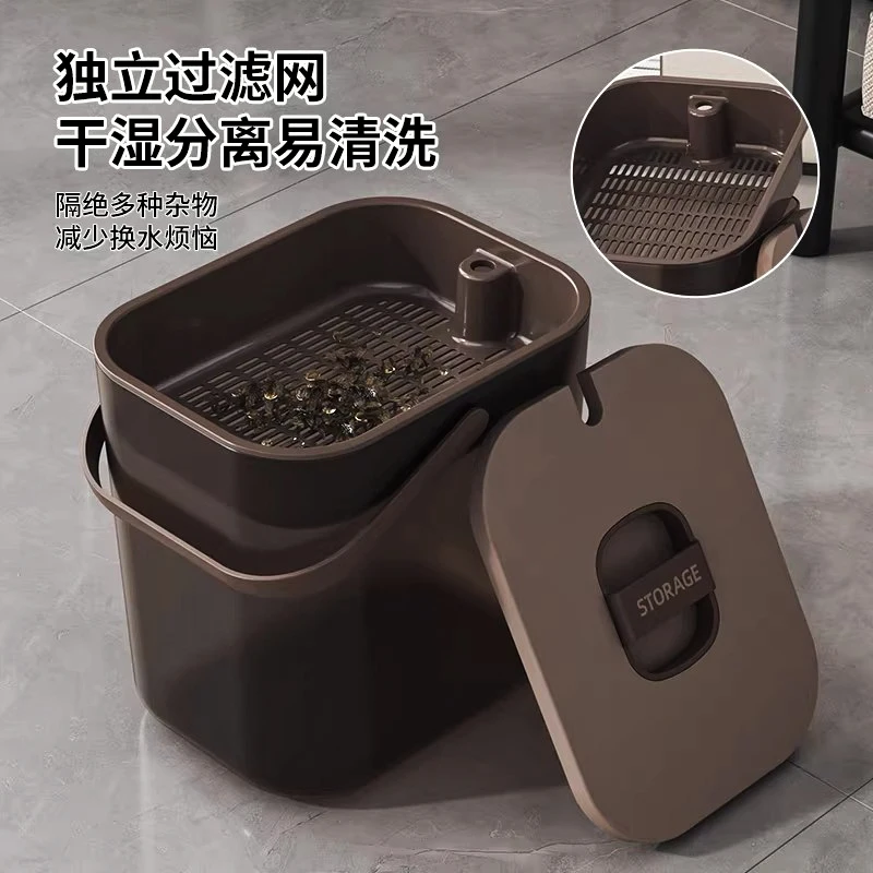 Tea table bucket wastewater bucket separation filter trash can high-end tea residue table drain drain
Tea table bucket wastewater bucket separation filter trash can high-end tea residue table drain drain