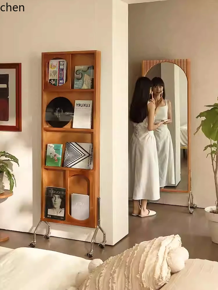 YXY solid wood floor-to-ceiling full-length mirror medium and ancient style home full-body mirror can be moved and rotated
YXY solid wood floor-to-ceiling full-length mirror medium and ancient style home full-body mirror can be moved and rotated