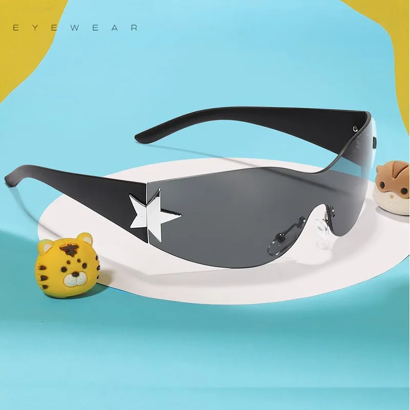 New Kids Sunglasses Y2K Sports Sun Glasses Brand Designer Child Five-pointed Star Goggle Eyewear Children Oculos De Sol UV400
New Kids Sunglasses Y2K Sports Sun Glasses Brand Designer Child Five-pointed Star Goggle Eyewear Children Oculos De Sol UV400