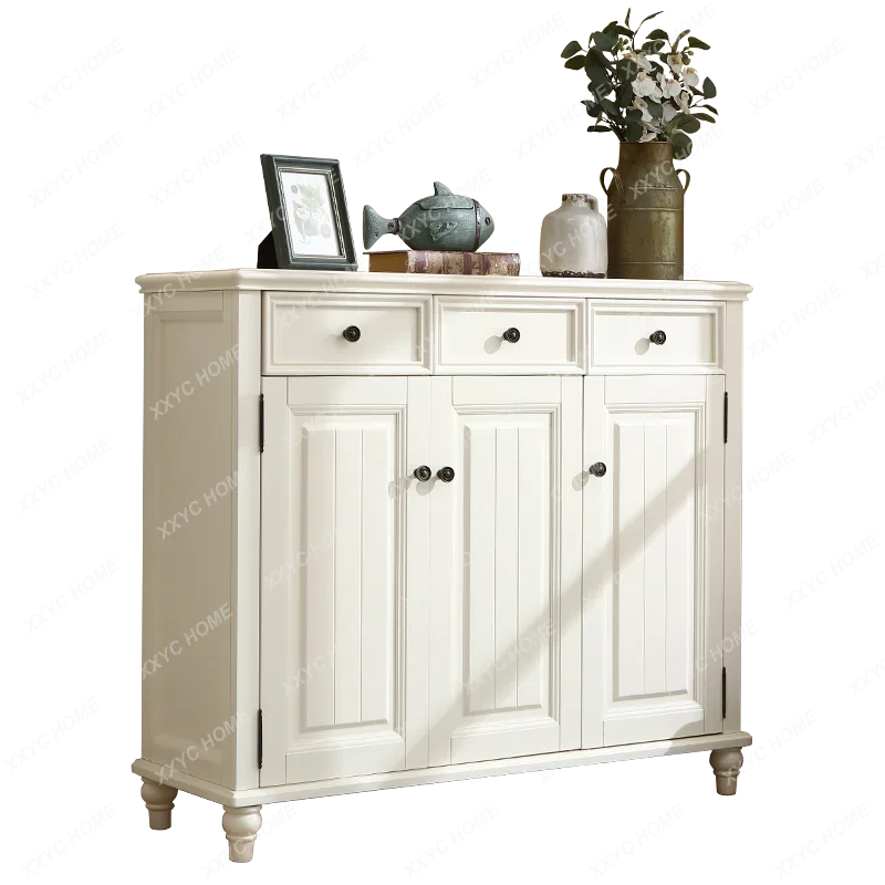 all-solid wood shoe cabinet three-door porch, foyer, home storage
all-solid wood shoe cabinet three-door porch, foyer, home storage
