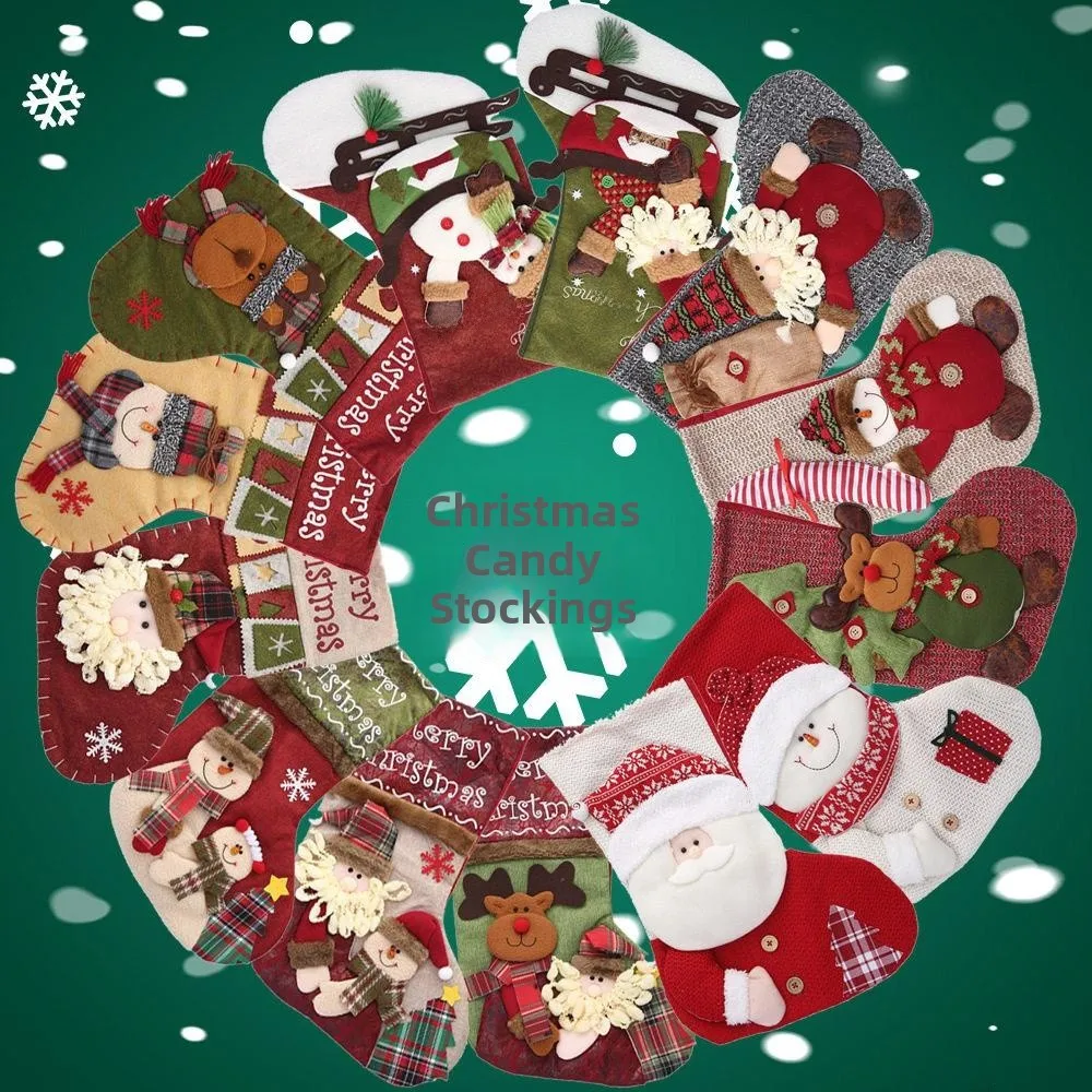 Christmas Decorations New Cross-border Christmas Socks Gift Bag Candy Socks Christmas Tree Ornaments Children's Candy Bag
Christmas Decorations New Cross-border Christmas Socks Gift Bag Candy Socks Christmas Tree Ornaments Children's Candy Bag