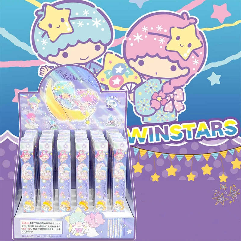 24pcs Sanrio Little Twin Star Gel Pen Black Cartoon Cute Student Writing Pens Wholesale
24pcs Sanrio Little Twin Star Gel Pen Black Cartoon Cute Student Writing Pens Wholesale