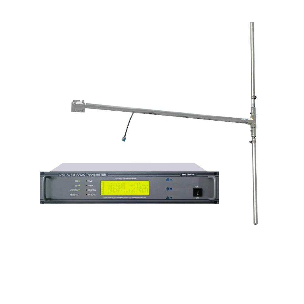 ZHC618F-100W 100watts FM RadioTransmitter FM Broadcast And DP100 Dipole Antenna Feeder A KIT
ZHC618F-100W 100watts FM RadioTransmitter FM Broadcast And DP100 Dipole Antenna Feeder A KIT