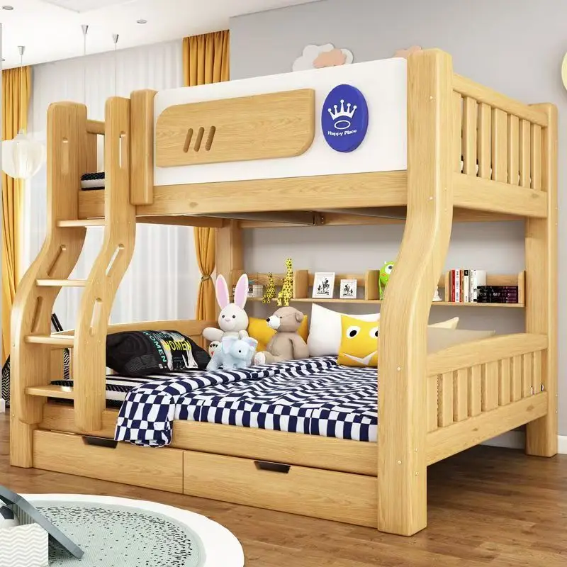 #Modern Solid Wood Thickened Bunk Bed, Letter Bed, Multi-functional Home Use.
#Modern Solid Wood Thickened Bunk Bed, Letter Bed, Multi-functional Home Use.