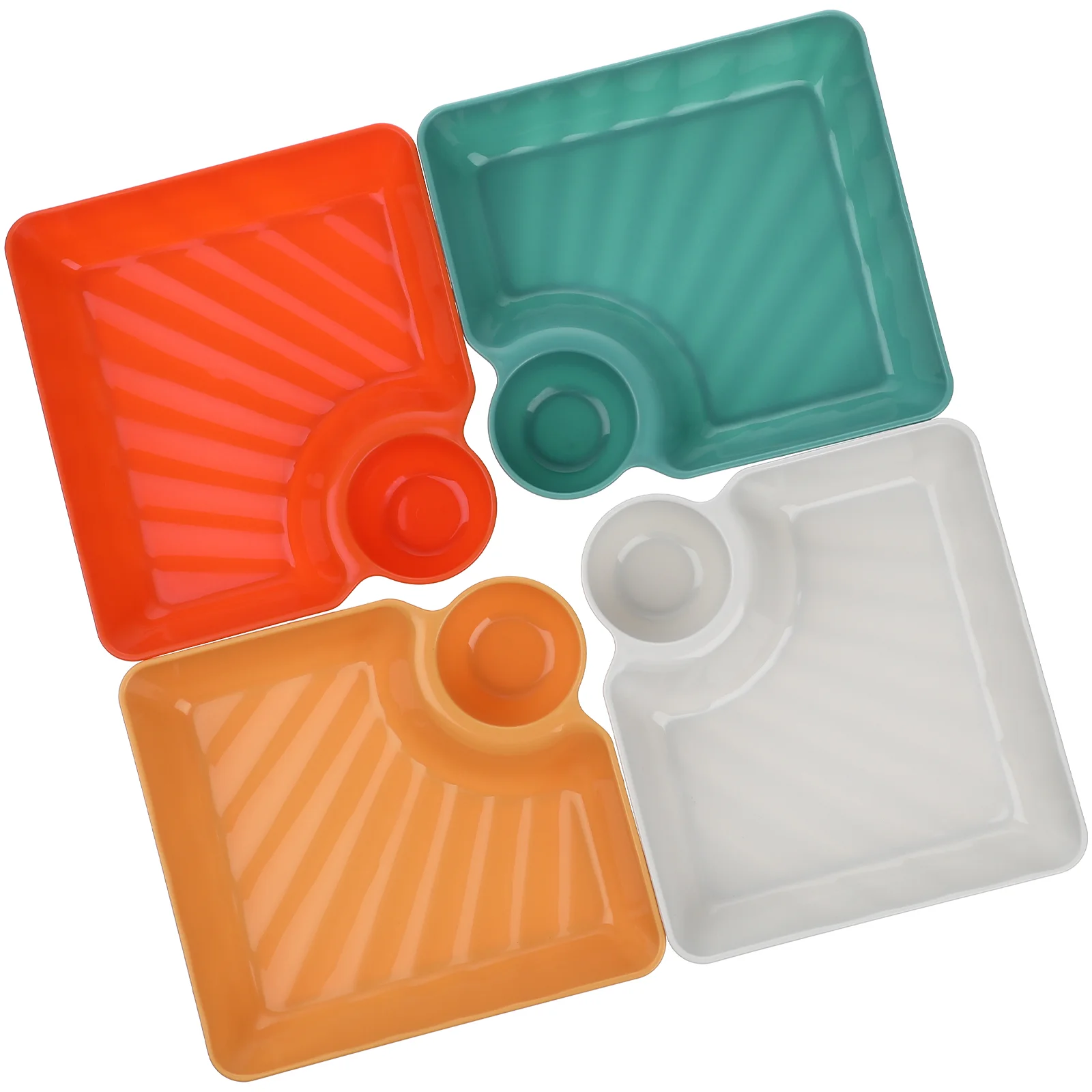 4 Pcs Pp Snack Plate Food Trays Dumpling Dishes Plastic Plates Platter Serving Saucers and Vinegar Square with
4 Pcs Pp Snack Plate Food Trays Dumpling Dishes Plastic Plates Platter Serving Saucers and Vinegar Square with