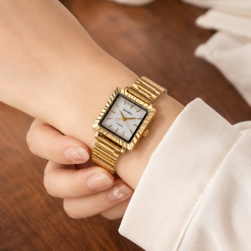 Luxury Square Steel Ladies Watch Fashion Simple Women's Quartz Wristwatch High-end Elegant Female Clock Perfect Gift For Women
Luxury Square Steel Ladies Watch Fashion Simple Women's Quartz Wristwatch High-end Elegant Female Clock Perfect Gift For Women