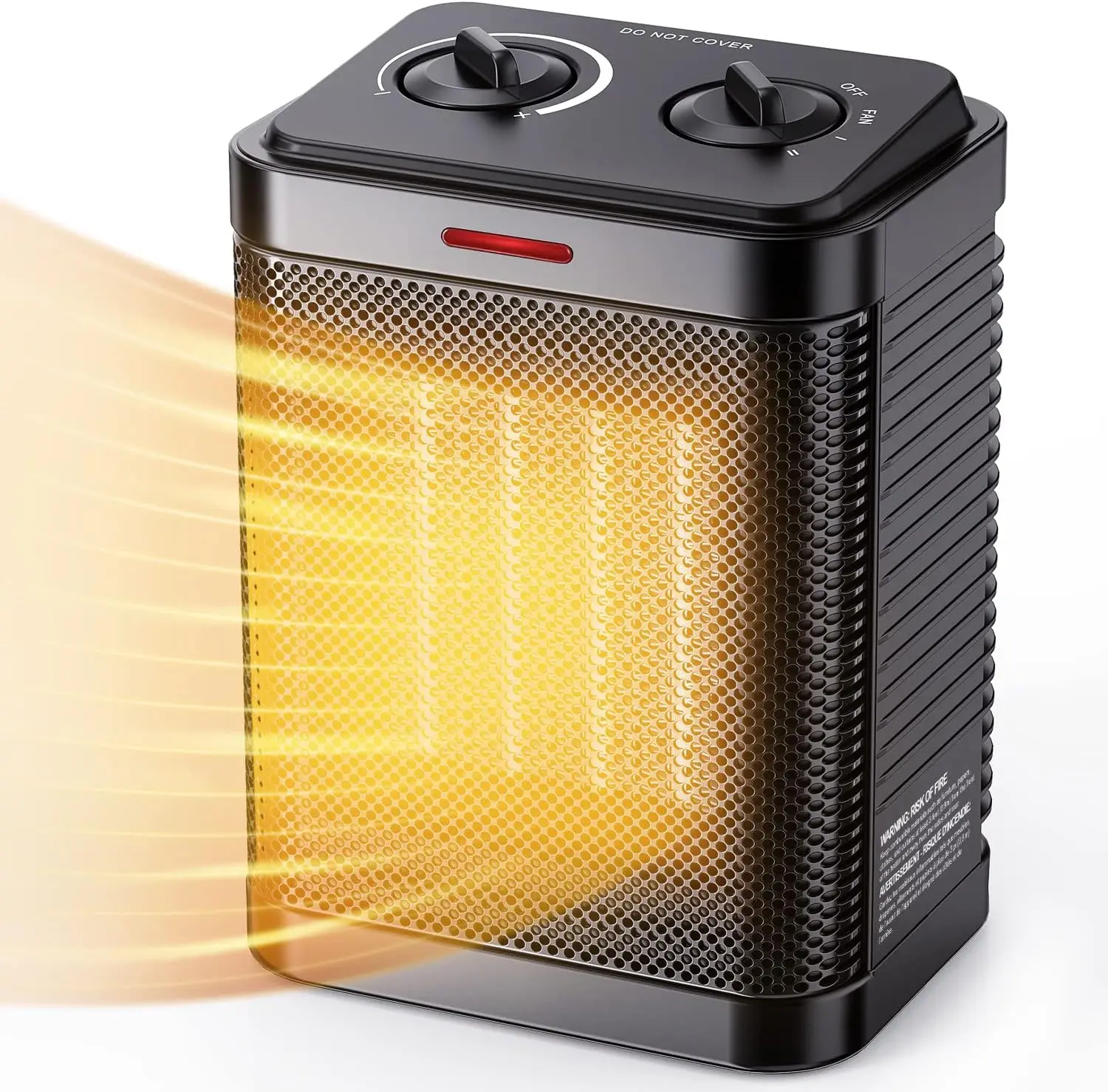 Портативный керамический обогреватель 1500 Вт с термостатом, быстрый нагрев, защита от перегрева для дома и офиса
Портативный керамический обогреватель 1500 Вт с термостатом, быстрый нагрев, защита от перегрева для дома и офиса