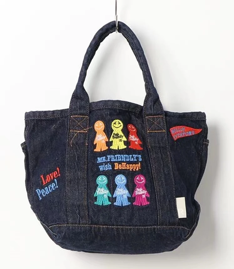 Cute Mr. Gingerbread Man Smiling Embroidery Mobile Phone Denim Bag Handbag Travel Bag Island Country Cartoon Casual Simple Sle
Cute Mr. Gingerbread Man Smiling Embroidery Mobile Phone Denim Bag Handbag Travel Bag Island Country Cartoon Casual Simple Sle