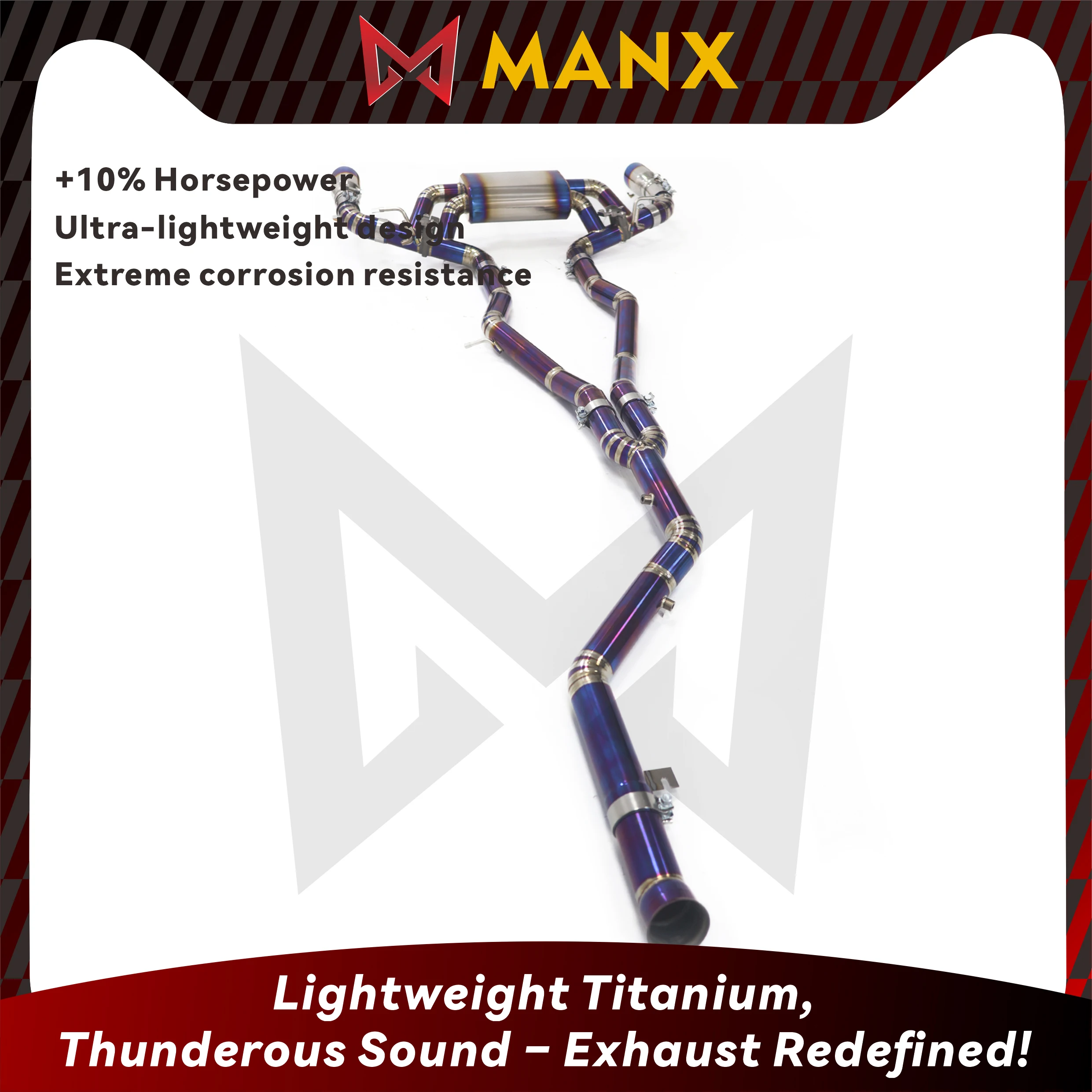 Lightweight MANX Titanium Exhaust For TOYOTA Supra A90 Catback Deep Sport Sound Easy Install OEM Valve Muffler Tips
Lightweight MANX Titanium Exhaust For TOYOTA Supra A90 Catback Deep Sport Sound Easy Install OEM Valve Muffler Tips