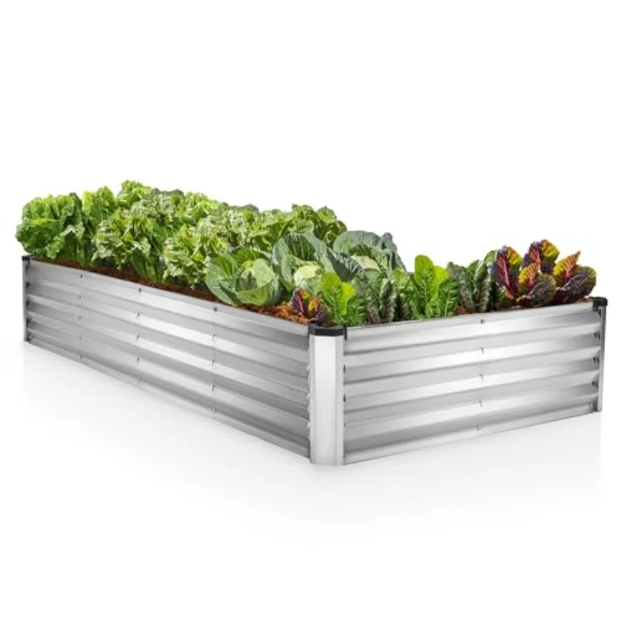 Galvanized Raised Garden Beds Outdoor// 8×4×1 Feet Planter Raised Beds for Gardening, Vegetables, Flowers // Large Metal Garden
Galvanized Raised Garden Beds Outdoor// 8×4×1 Feet Planter Raised Beds for Gardening, Vegetables, Flowers // Large Metal Garden