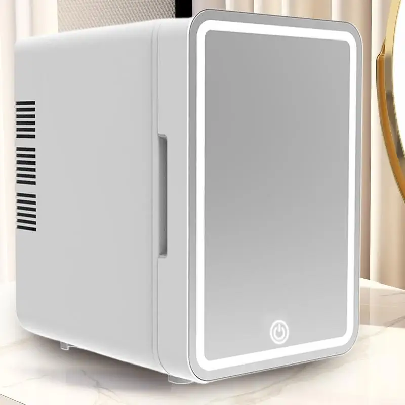 Car Refrigerator 6L Small Fridge With Makeup Mirror Low Noise Freezer Food Drinke Cooling Storage Box Container Auto Refrigerat
Car Refrigerator 6L Small Fridge With Makeup Mirror Low Noise Freezer Food Drinke Cooling Storage Box Container Auto Refrigerat